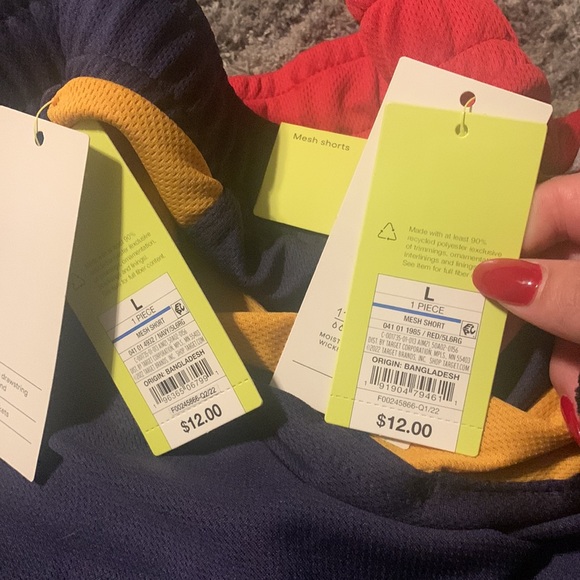 🆕 All in Motion 2 Basketball/Mesh Shorts NWT - Picture 6 of 6